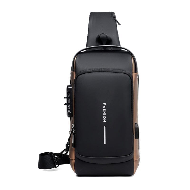 Mochila Anti-Furto com Senha USB Slim Bag| Proteção extrema!