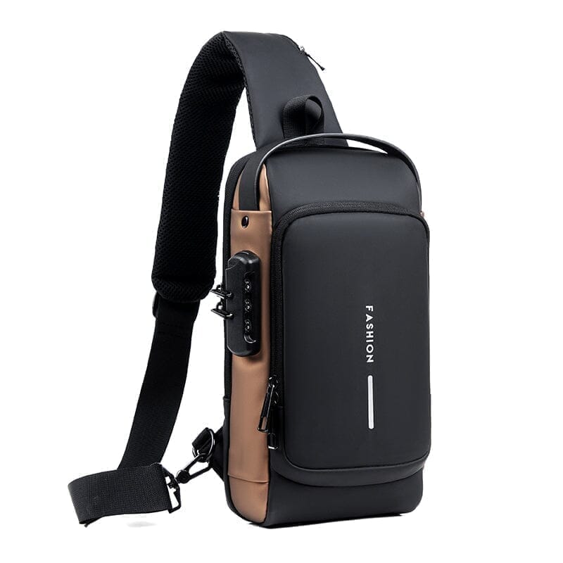 Mochila Anti-Furto com Senha USB Slim Bag| Proteção extrema!