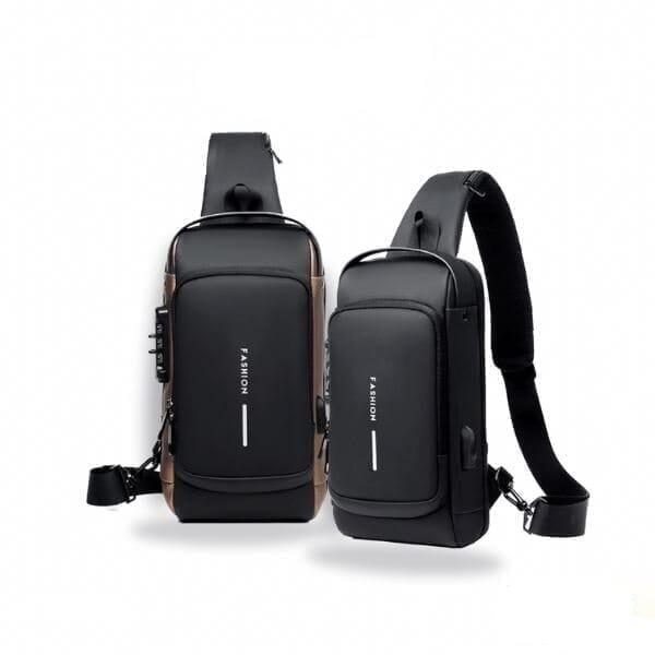 Mochila Anti-Furto com Senha USB Slim Bag| Proteção extrema!