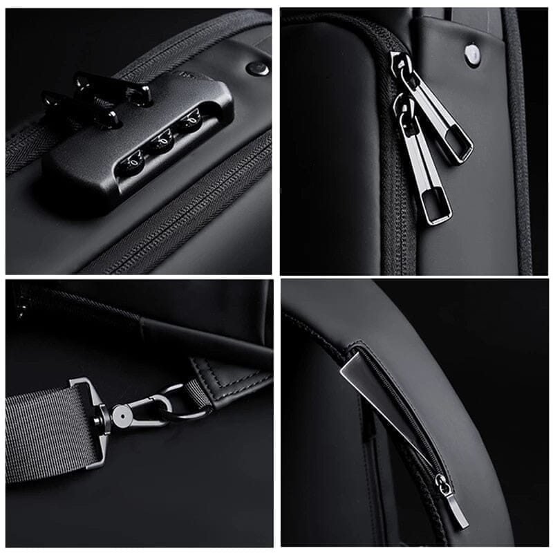 Mochila Anti-Furto com Senha USB Slim Bag| Proteção extrema!